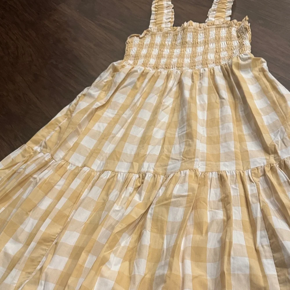 Abercrombie & Fitch Tan Plaid Women’s Dress - Picture 4 of 13